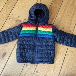 Primary’s signature rainbow puffer jacket